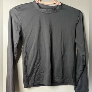 Grey long sleeve top